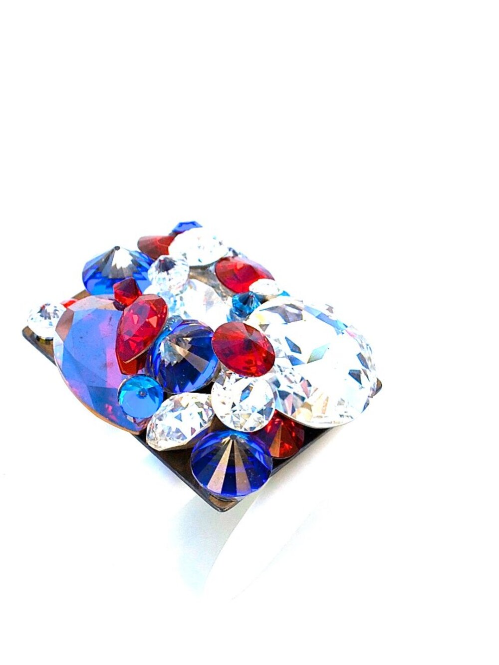 GASOLINE GLAMOUR AMERICAN WOMAN SQUARE RING🇺🇸🗽🦅✨️